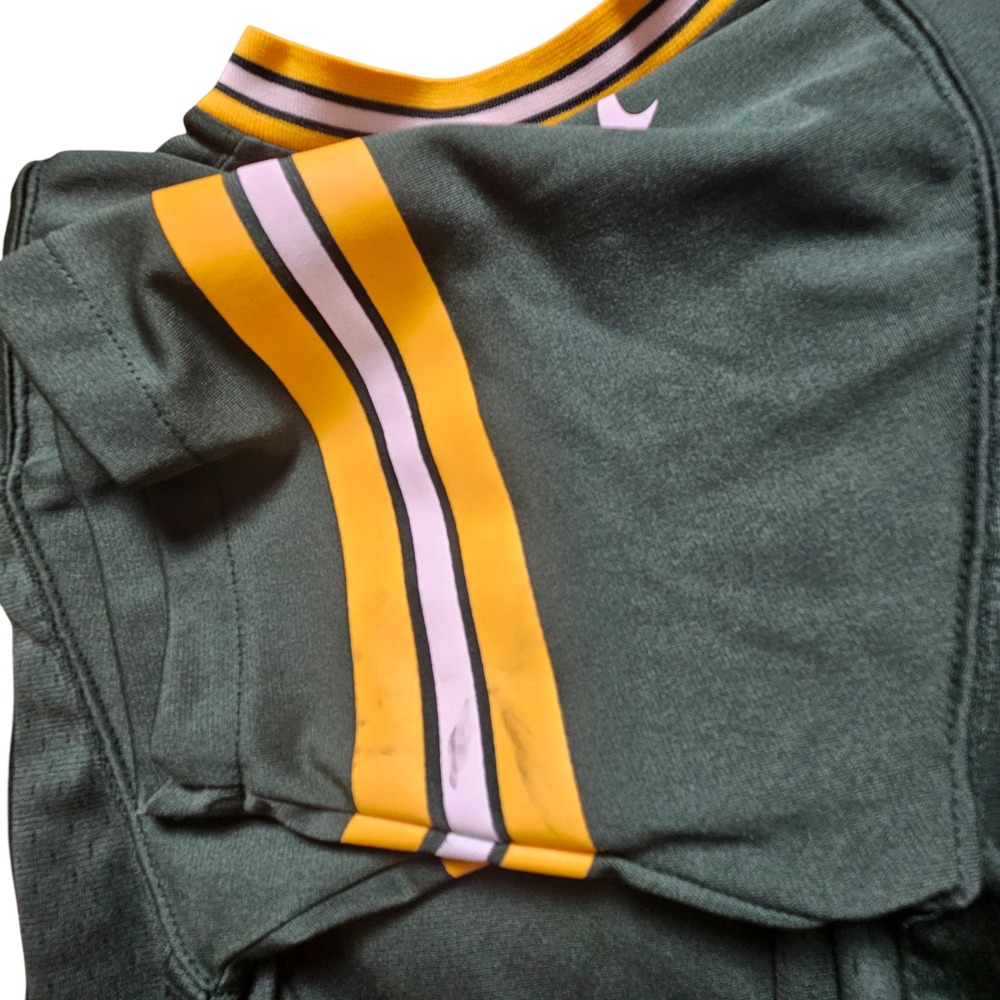 Nike Green Jersey with V-neck and Short Sleeves - Picture 8 of 10
